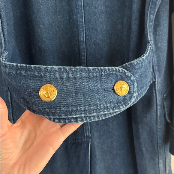 Vintage Ralph Lauren Denim Duster/Trench - Womens Small - Picture 4 of 5